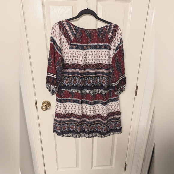 Ardene Boho Tribal Tunic Top Dress Large - Picture 2 of 4